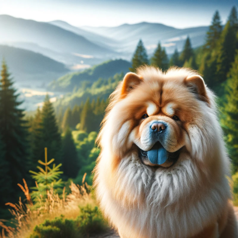 Chow Chow in Nature