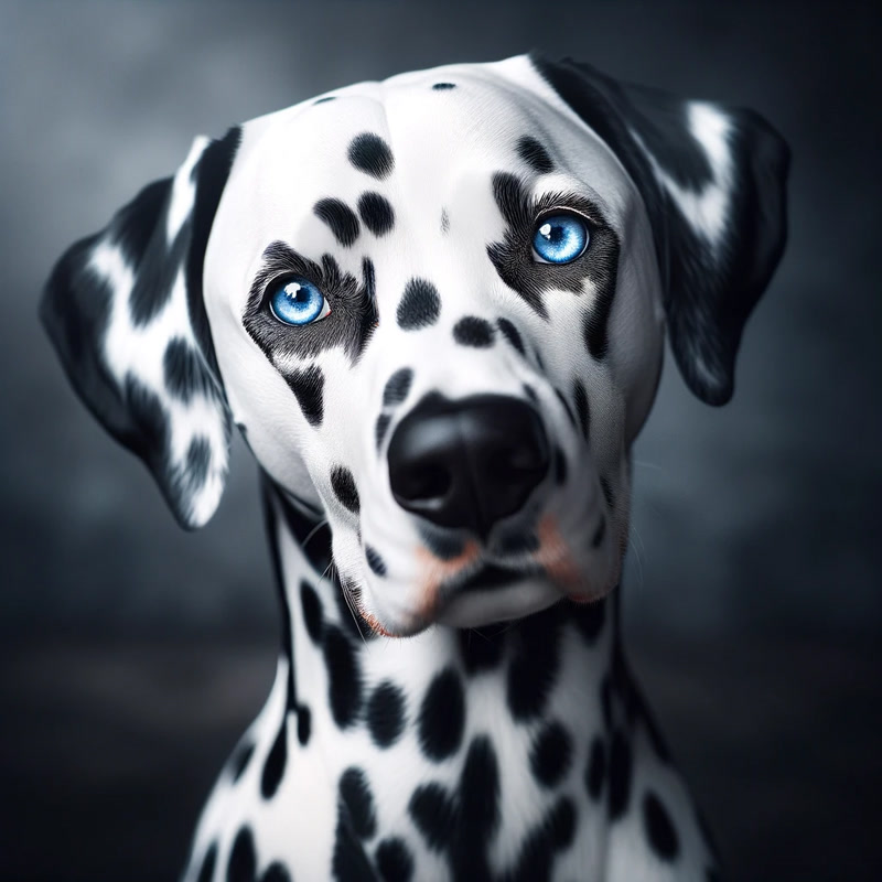 Dalmatian in a pose that shows off