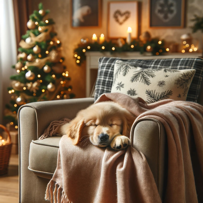 Holiday Puppy Comfort