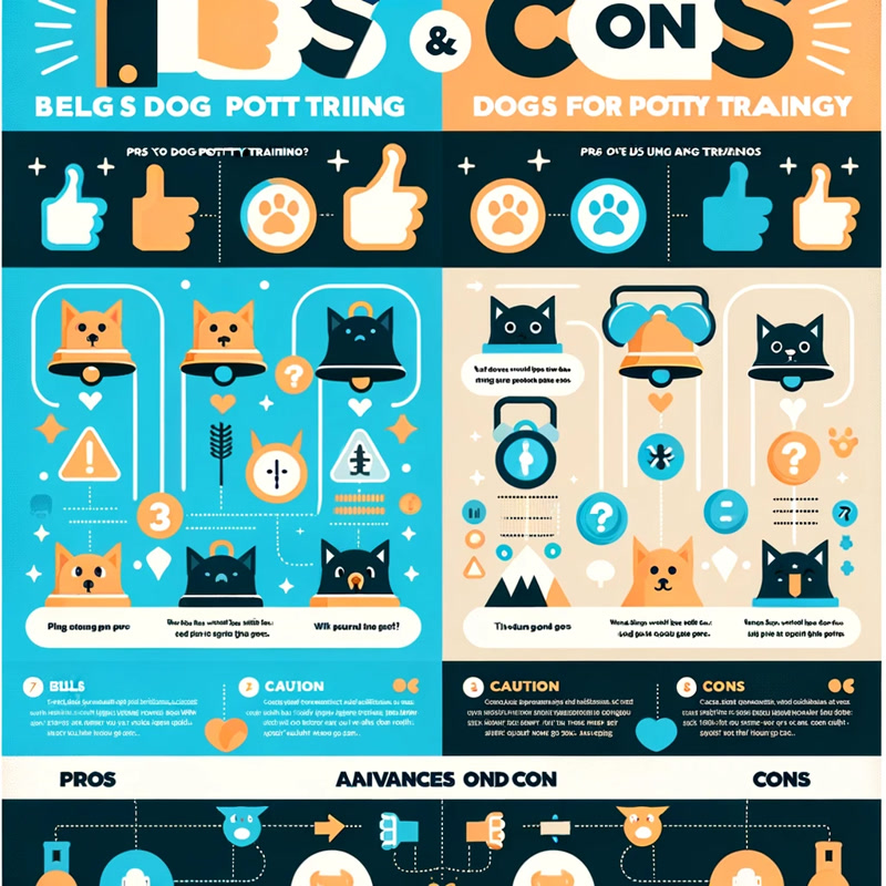 Infographic on Pros and Cons of Dog Bell Training