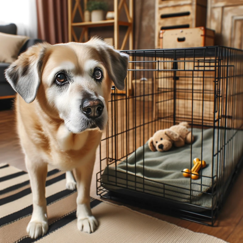 Navigating the Challenges of Crate Training an Older Dog