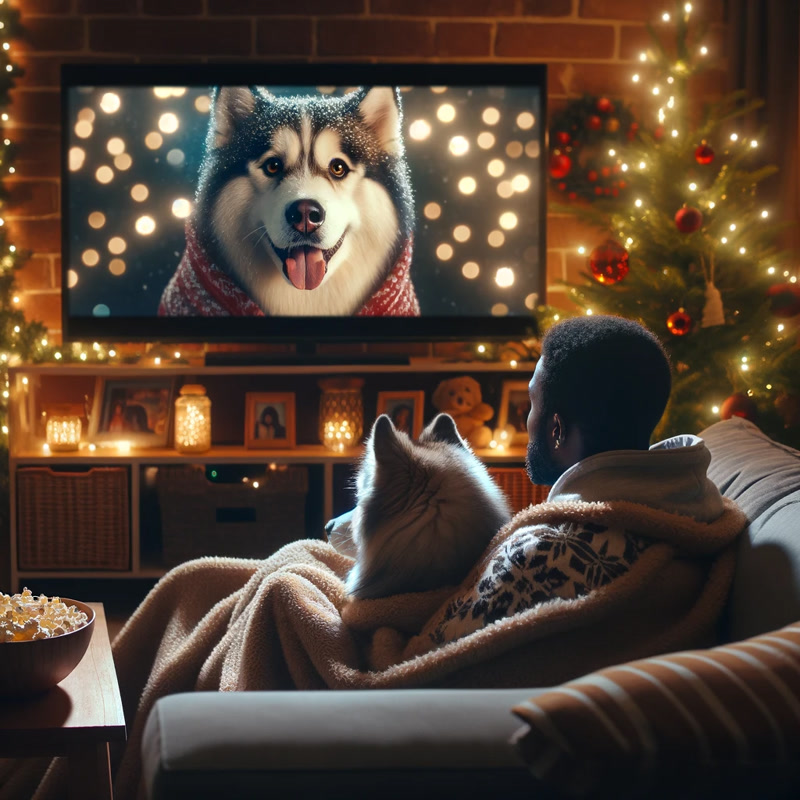 Watching Christmas Movies with Your Dog