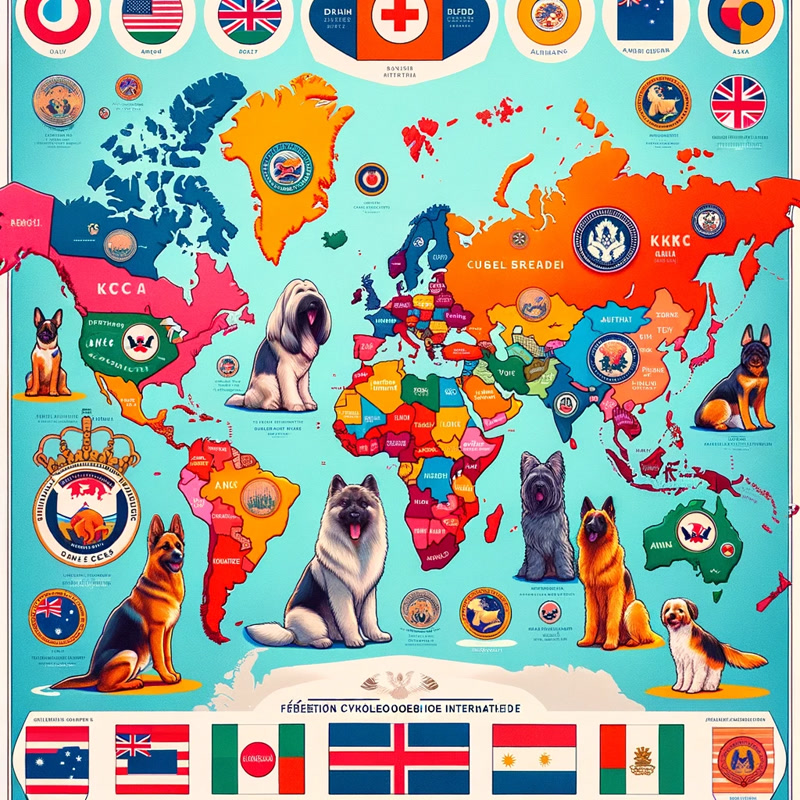 World Map of Dog Breed Recognition