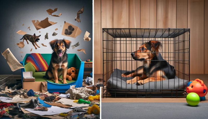 Before and After Crate Training