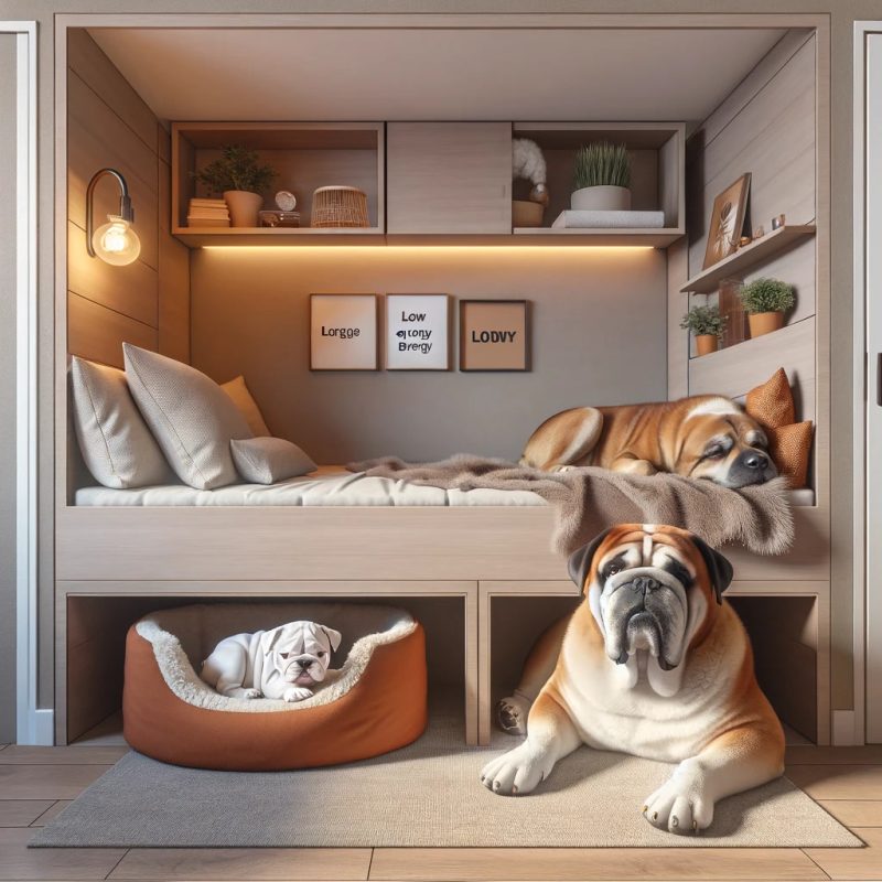 Calm Dogs in a Small Apartment Space