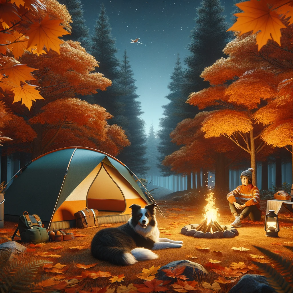Camping Adventure with Your Dog in Fall