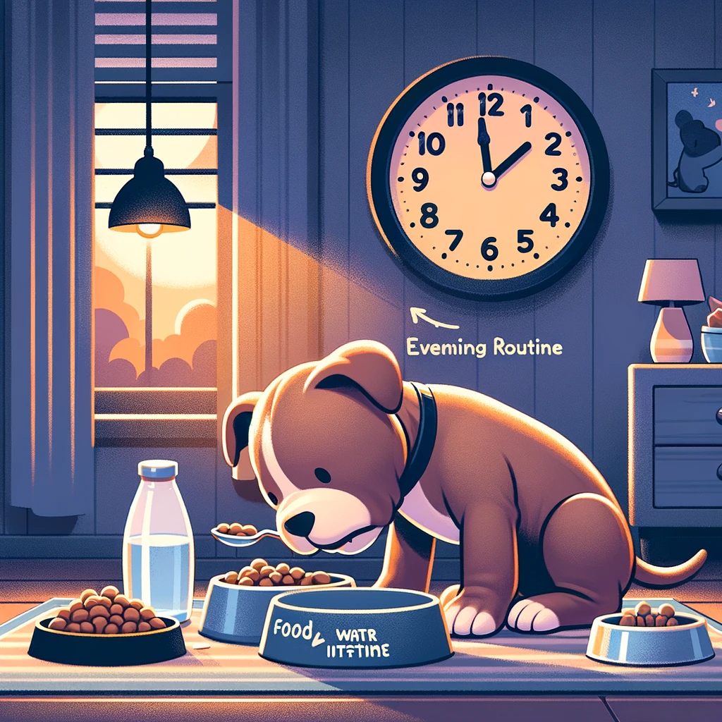 Evening Routine for Pitbull Puppies