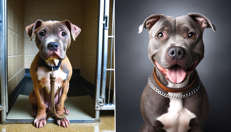 Rescue Pitbull Transformation