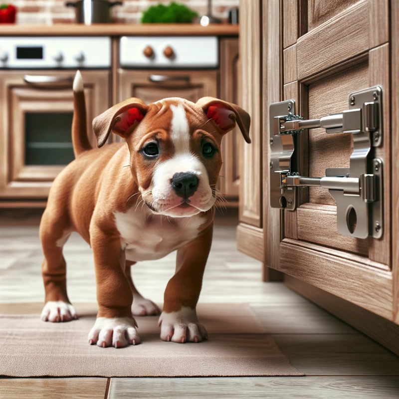 Securing Cabinets for Puppy Safety