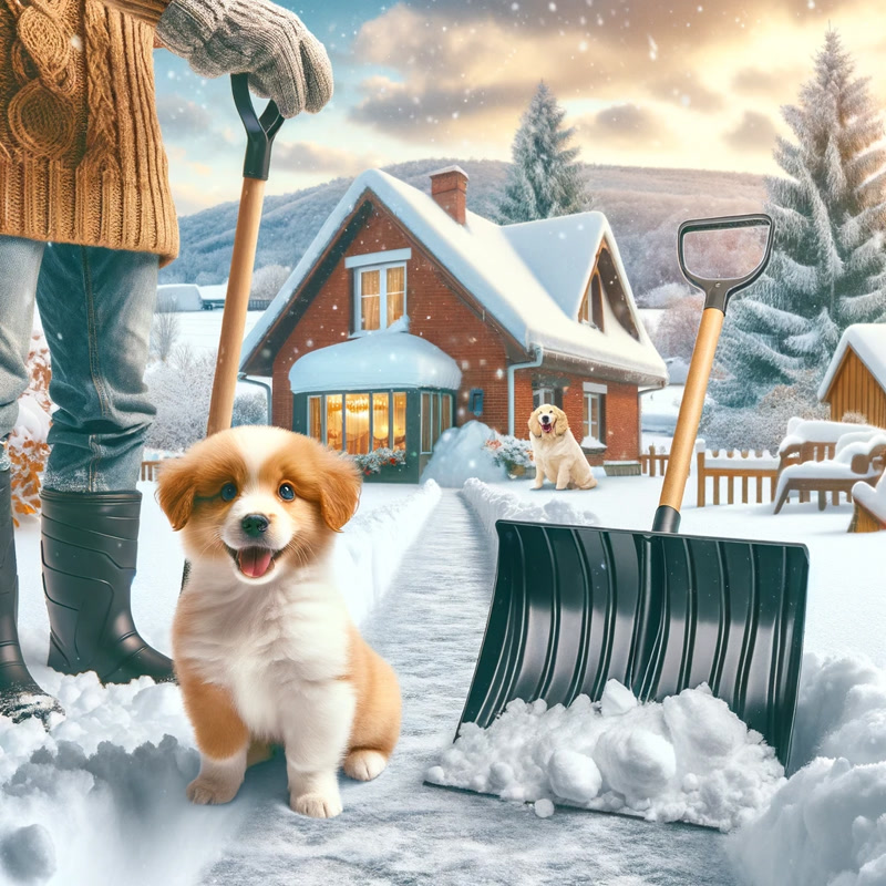 Shoveling a Path for Your Puppy